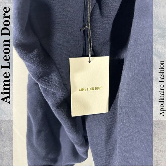 AIME LEON DORE SWEATSHIRT IN NAVY LARGE NWT VERY RARE - Picture 4 of 5